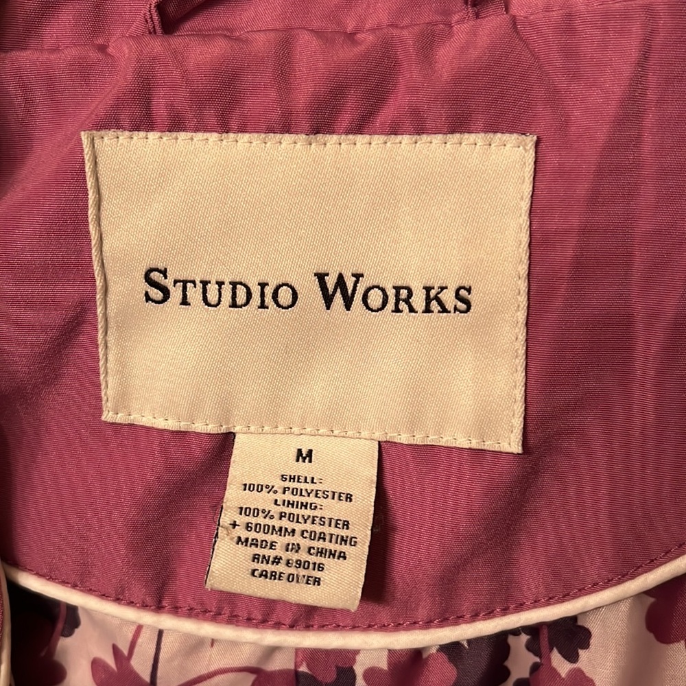 Studio Works Hooded Jacket Size Medium - image 7